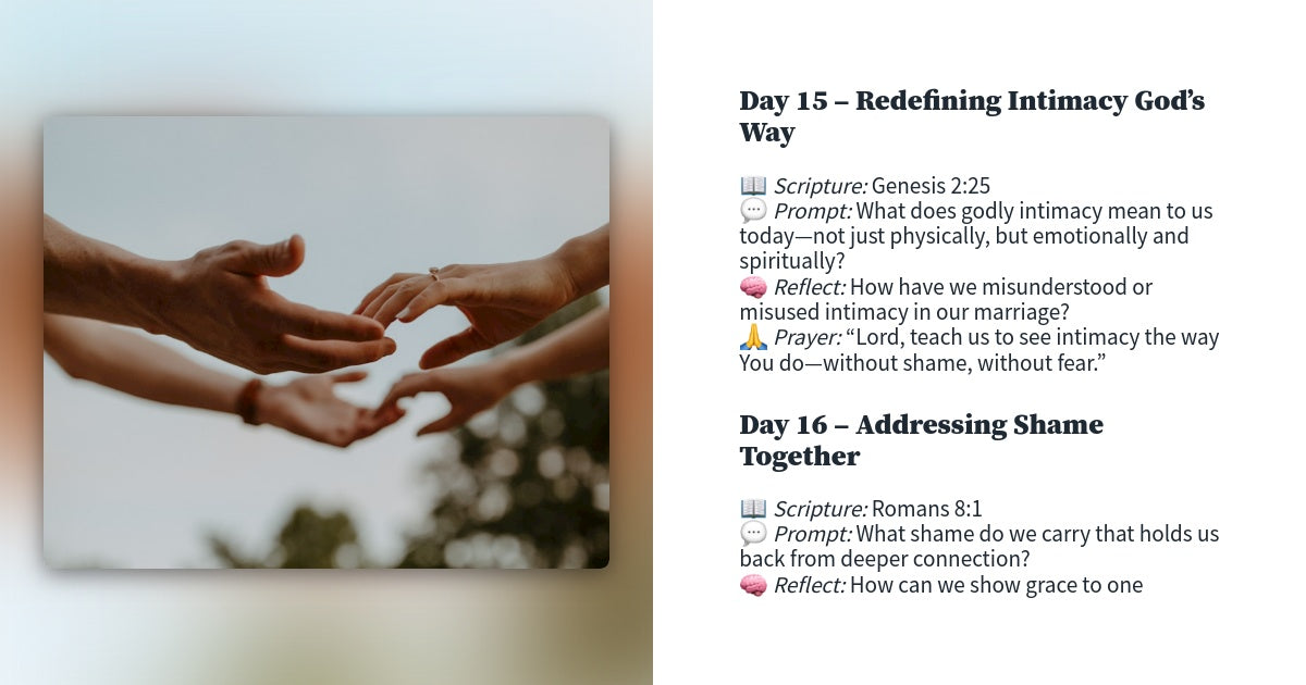 Christ-Centered Marriage Refocus Challenge – 30-Day Devotional Workbook for Christian Couples