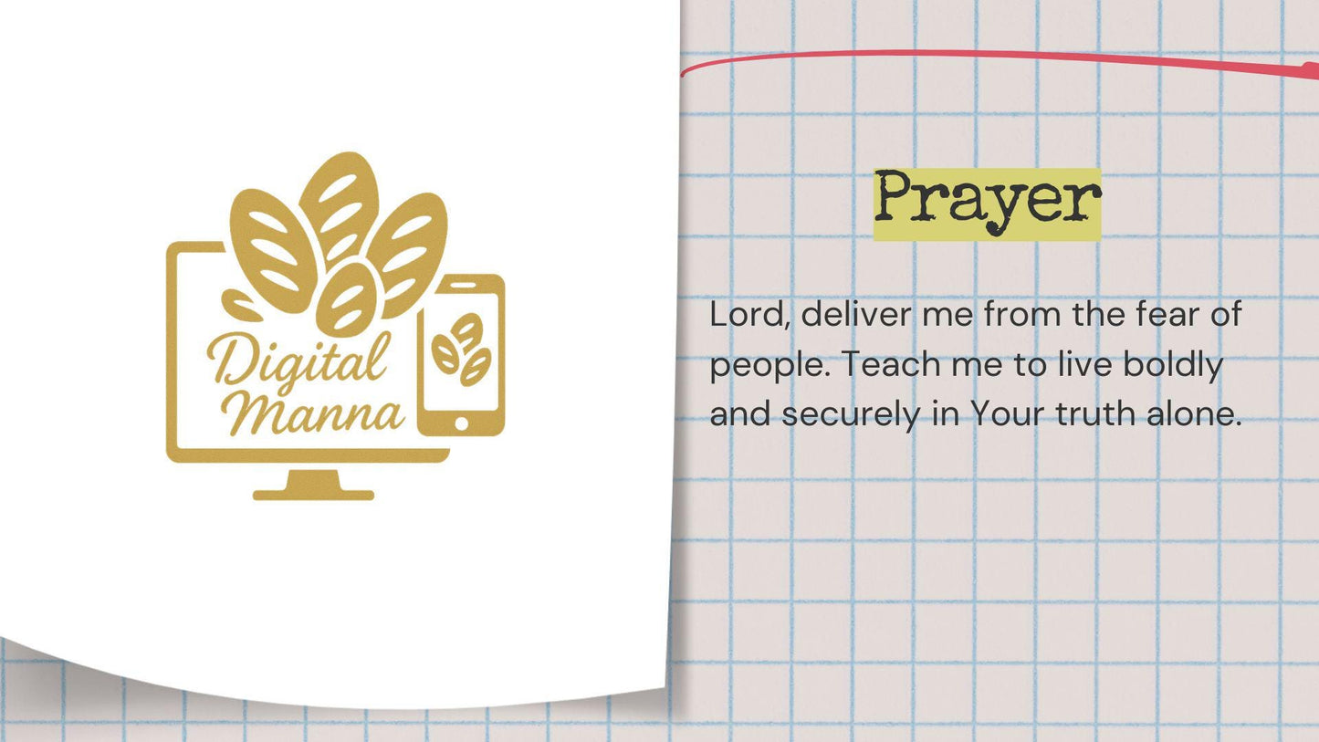 Printable 7-Day "No Fear" Devotional PDF
