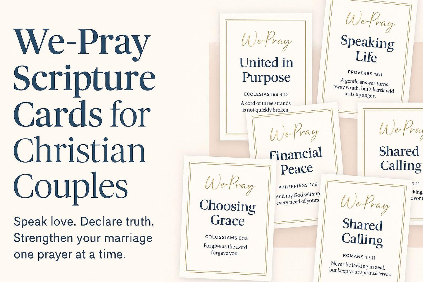 We Pray: Companion Card Set