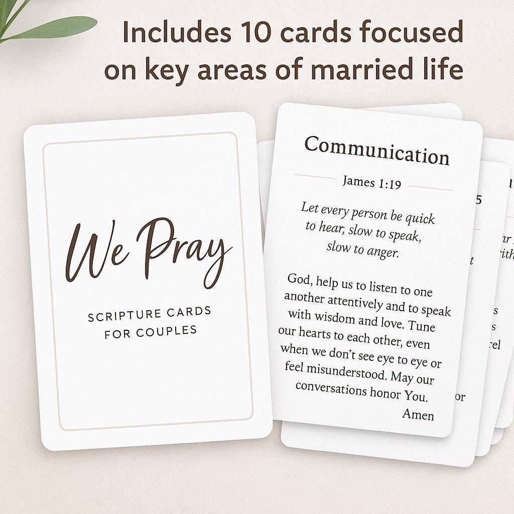 We Pray: Companion Card Set