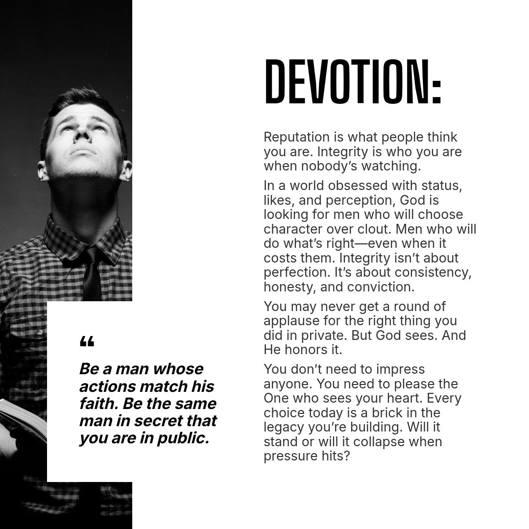 Strong & Steady: A 30-Day Devotional for Men Who Walk With God