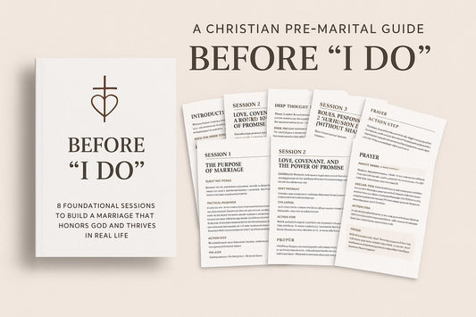 Before I Do - A Christ-Centered Pre-Marital Guide for Christian Couples